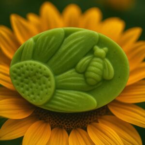 Honey Bee with Flowers Soap - Premium Edition (Pack of 5)