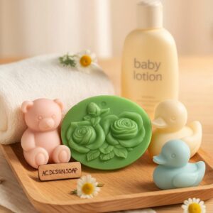 Round Roses Soap - Premium Edition (Pack of 2)